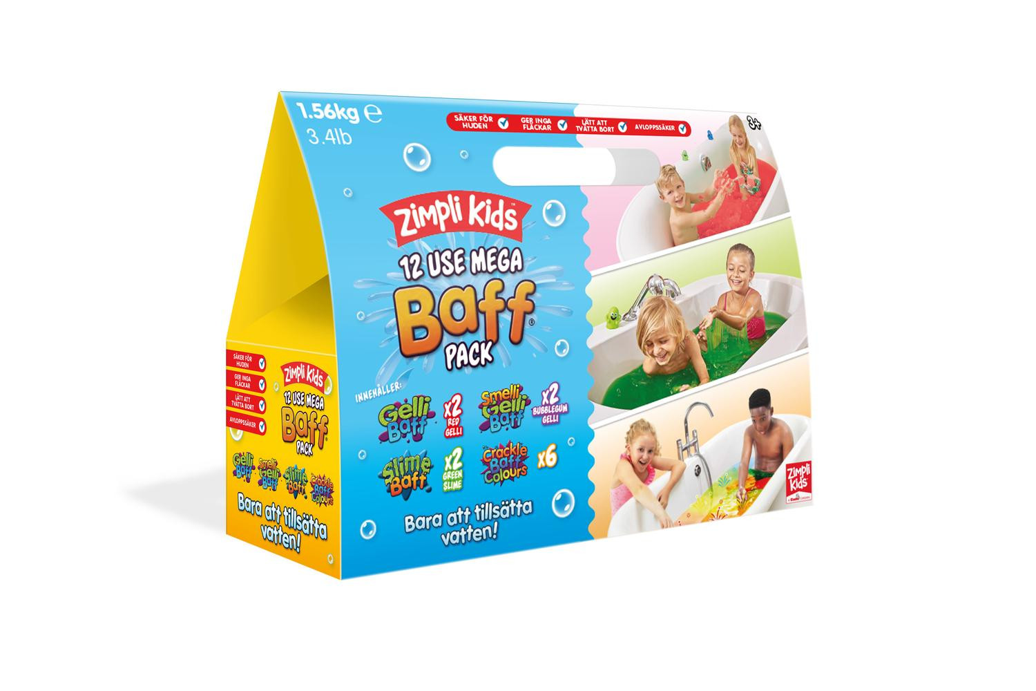 Zimpli Kids Badpulver Mega Pack 12-p