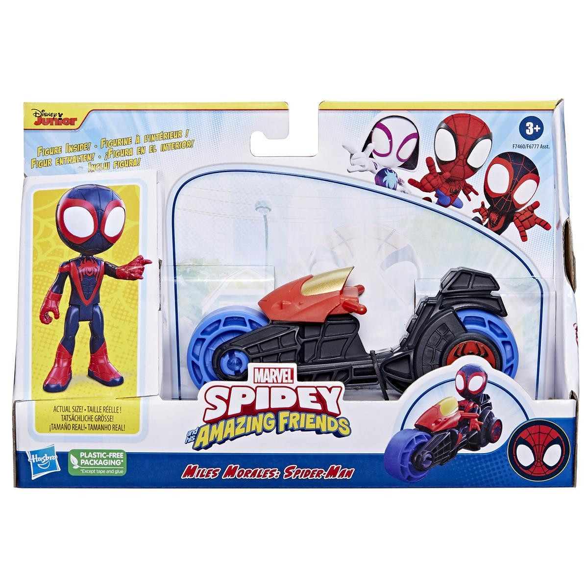 Spidey Amazing Friends Motorcykel Miles Morales