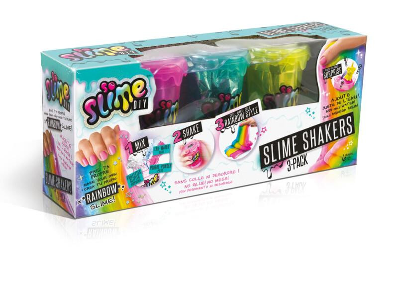 So Slime Sensory Slime Shaker 3-pack : Model - Rainbow