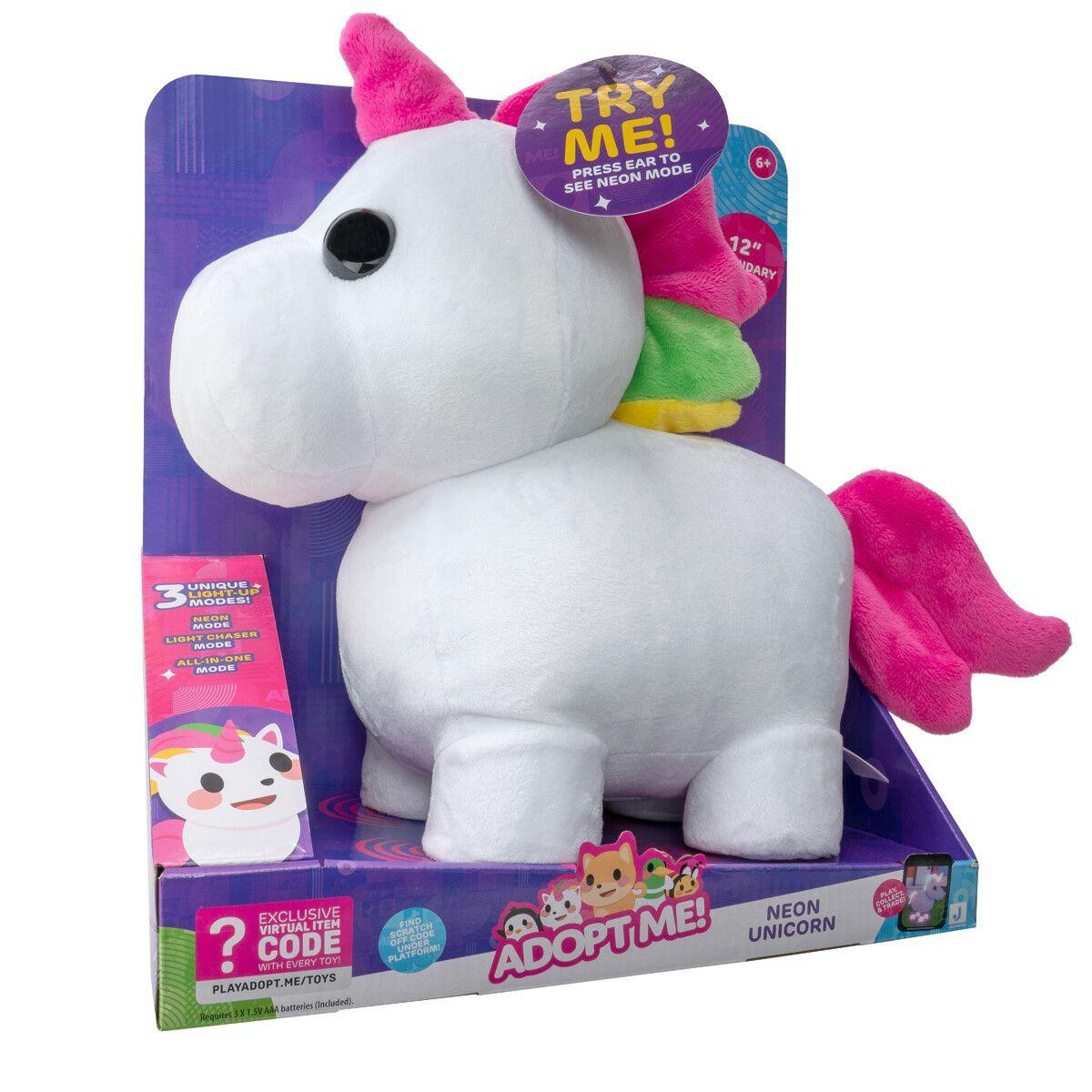 Adopt Me Mega Neon Unicorn med ljus 30cm