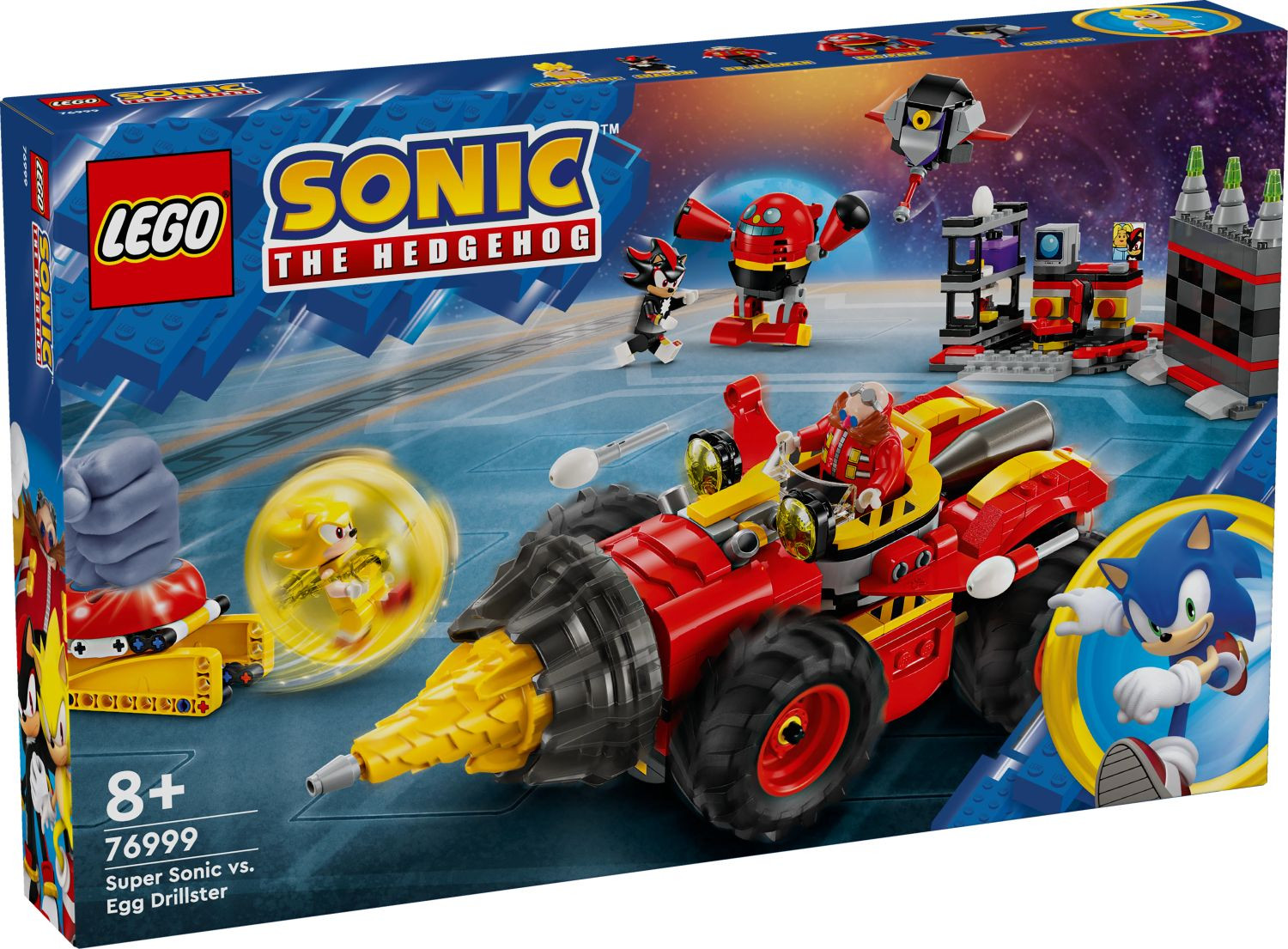 LEGO Sonic the Hedgehog Super Sonic mot Egg Drillster 76999