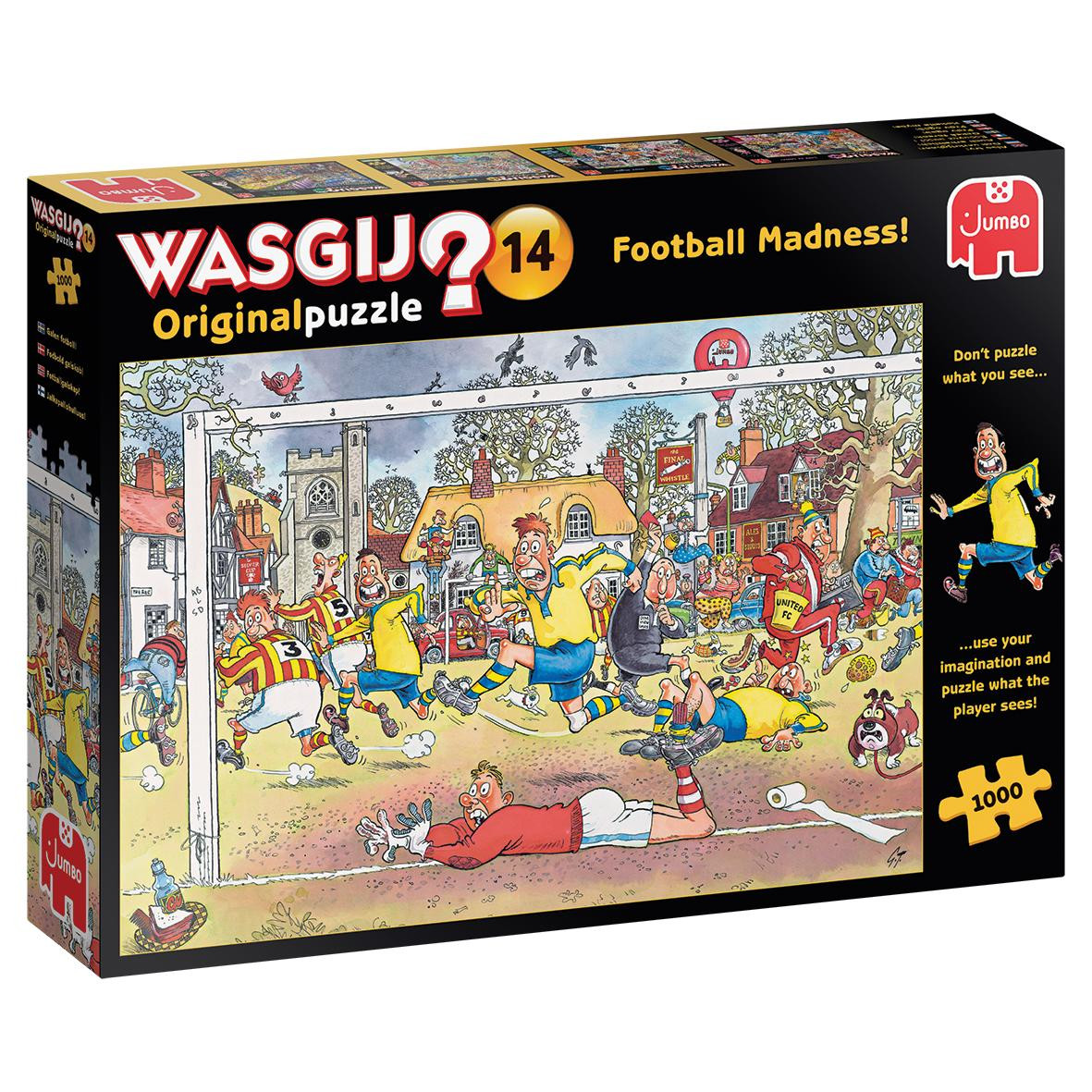 Wasgij Original 14 Football Madness! Pussel 1000 bitar