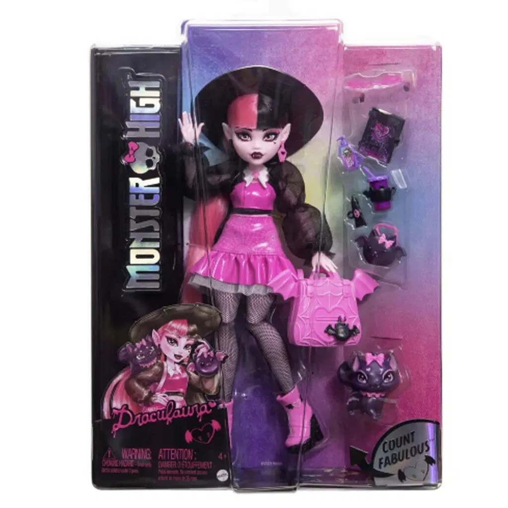 Monster High Draculaura Docka med husdjur