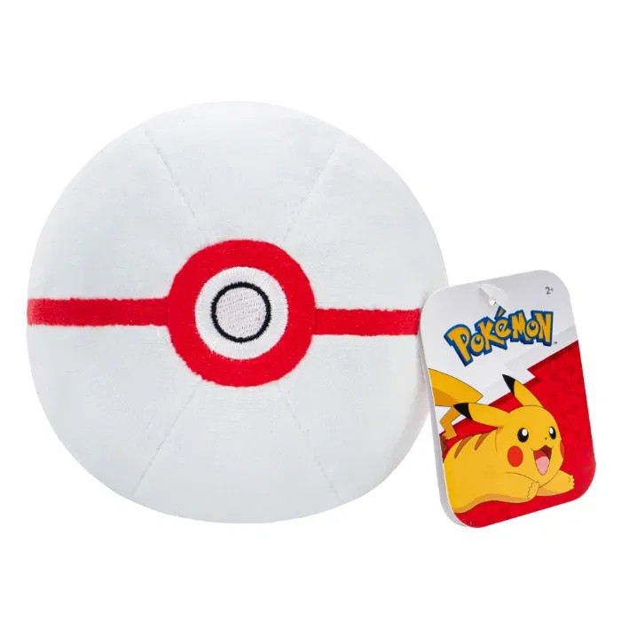 Pokemon Plush Pokeboll Mjukdjur 10cm Premier Ball