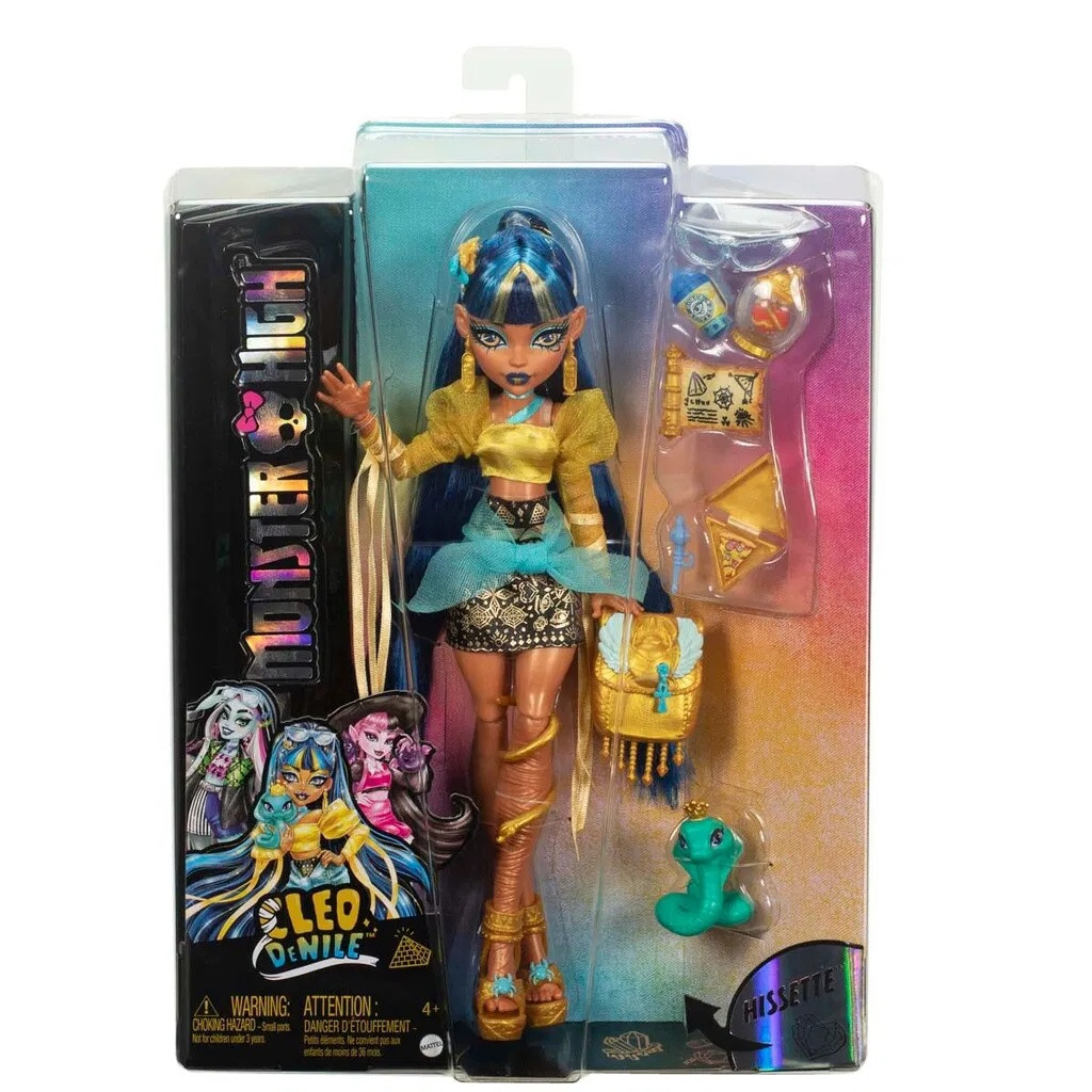 Monster High Cleo DeNile Docka med husdjur