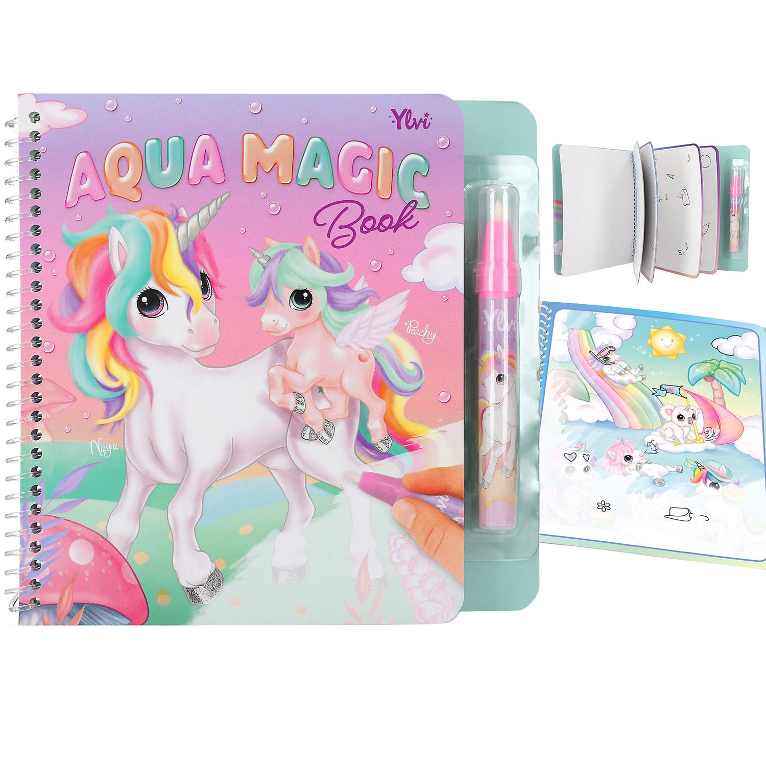 Ylvi Unicorn Aqua Magic Vattenmålarbok