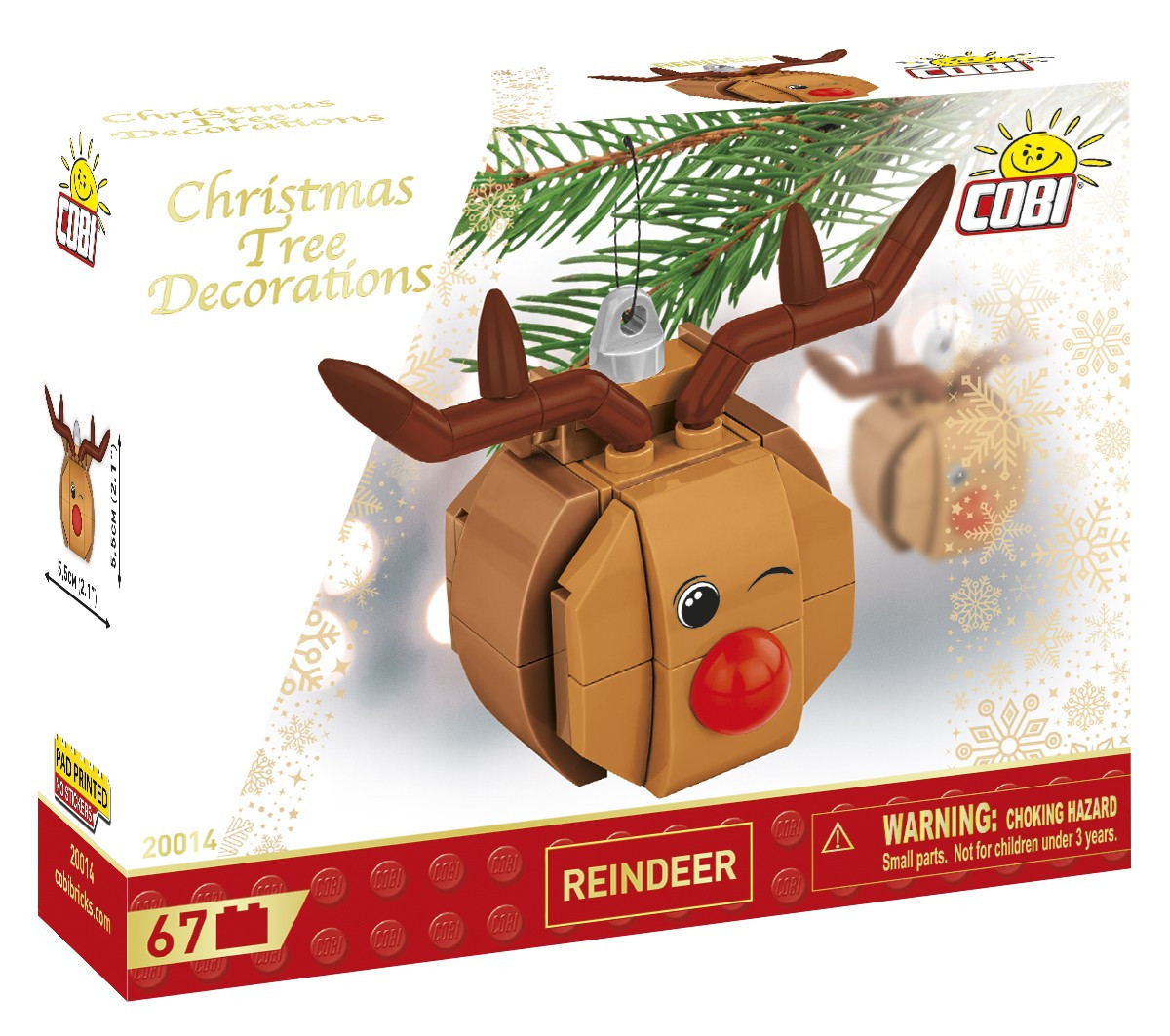 Cobi Christmas Decoration Reindeer