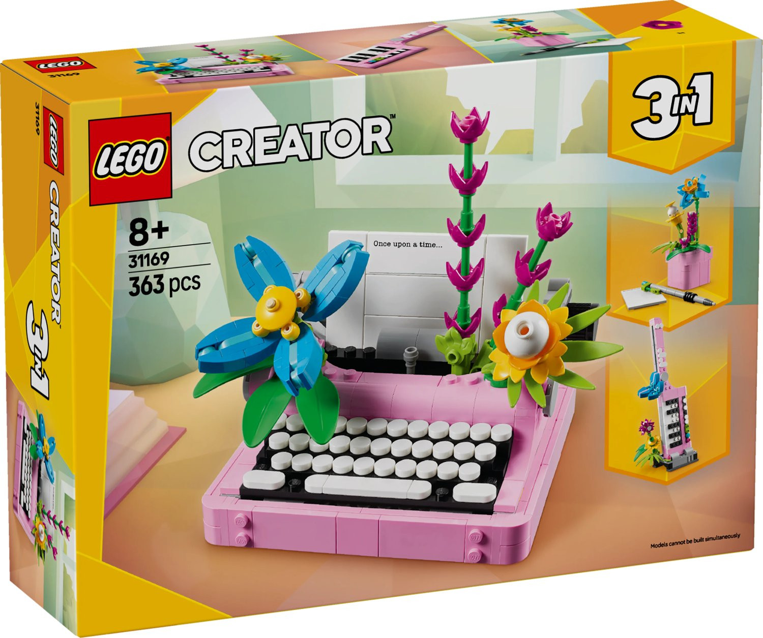 LEGO Creator 3in1 Skrivmaskin med blommor 31169