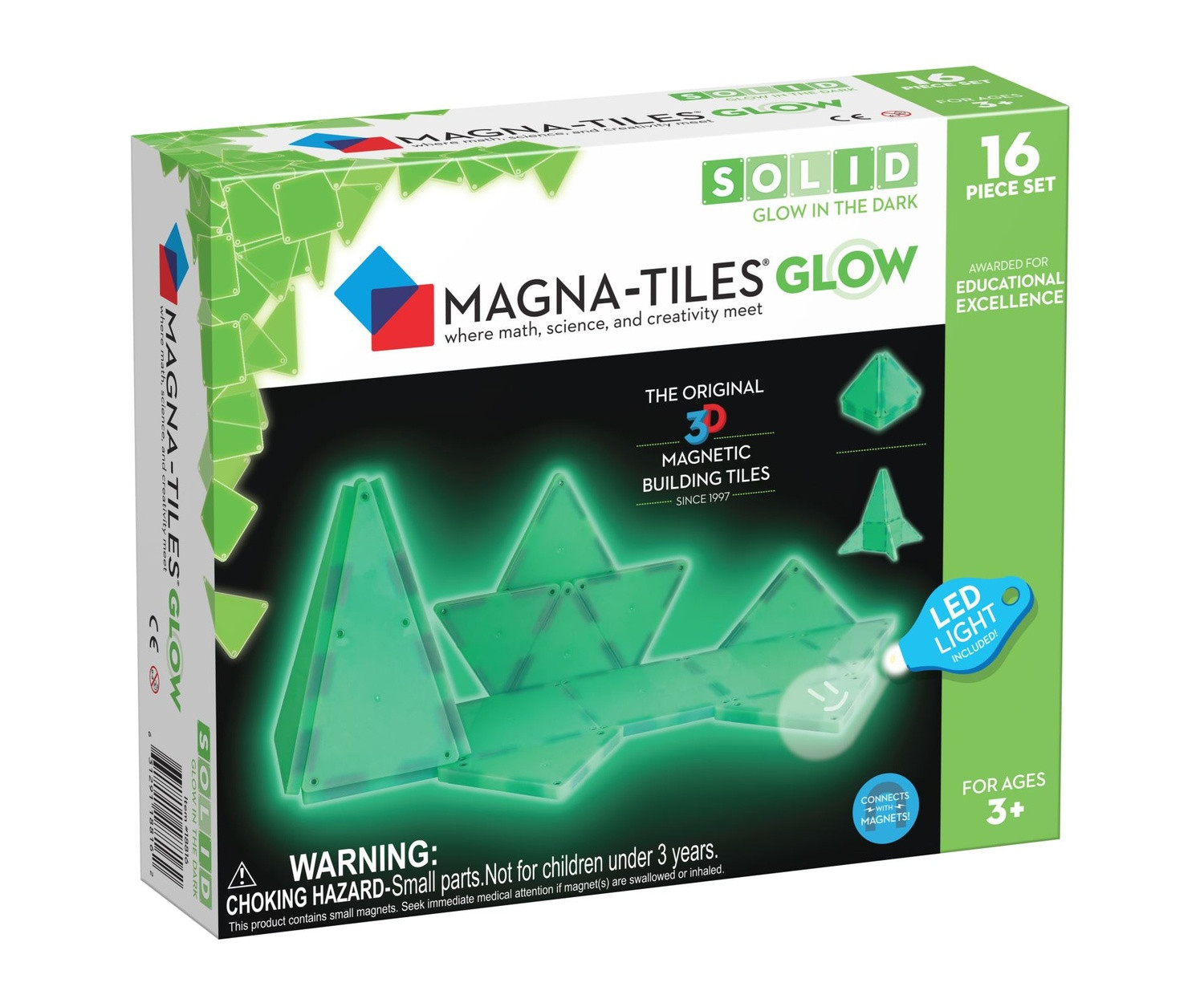 Magna-Tiles Glow med LED light 16 delar