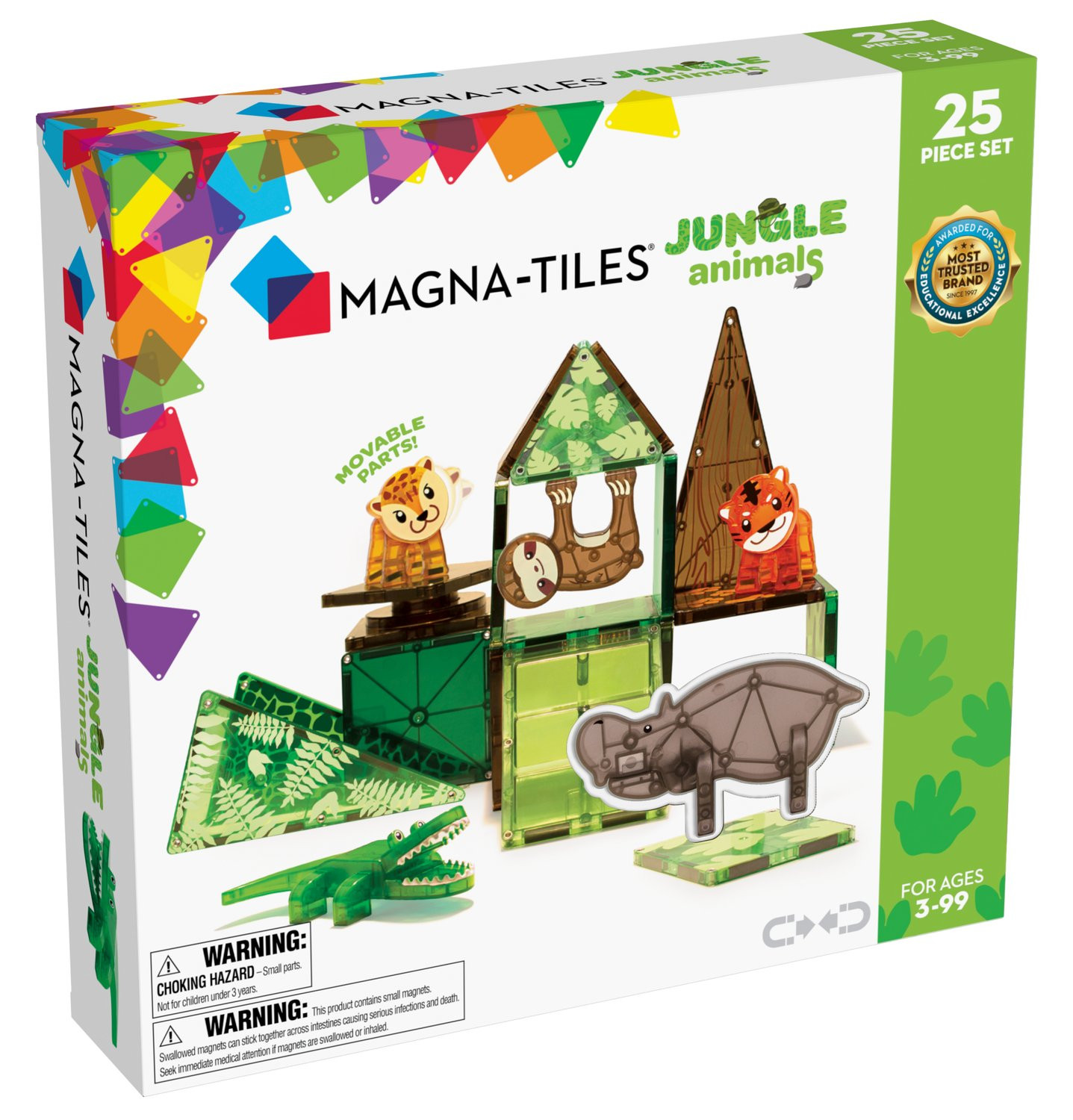 Magna-Tiles Jungle Animals 25 delar