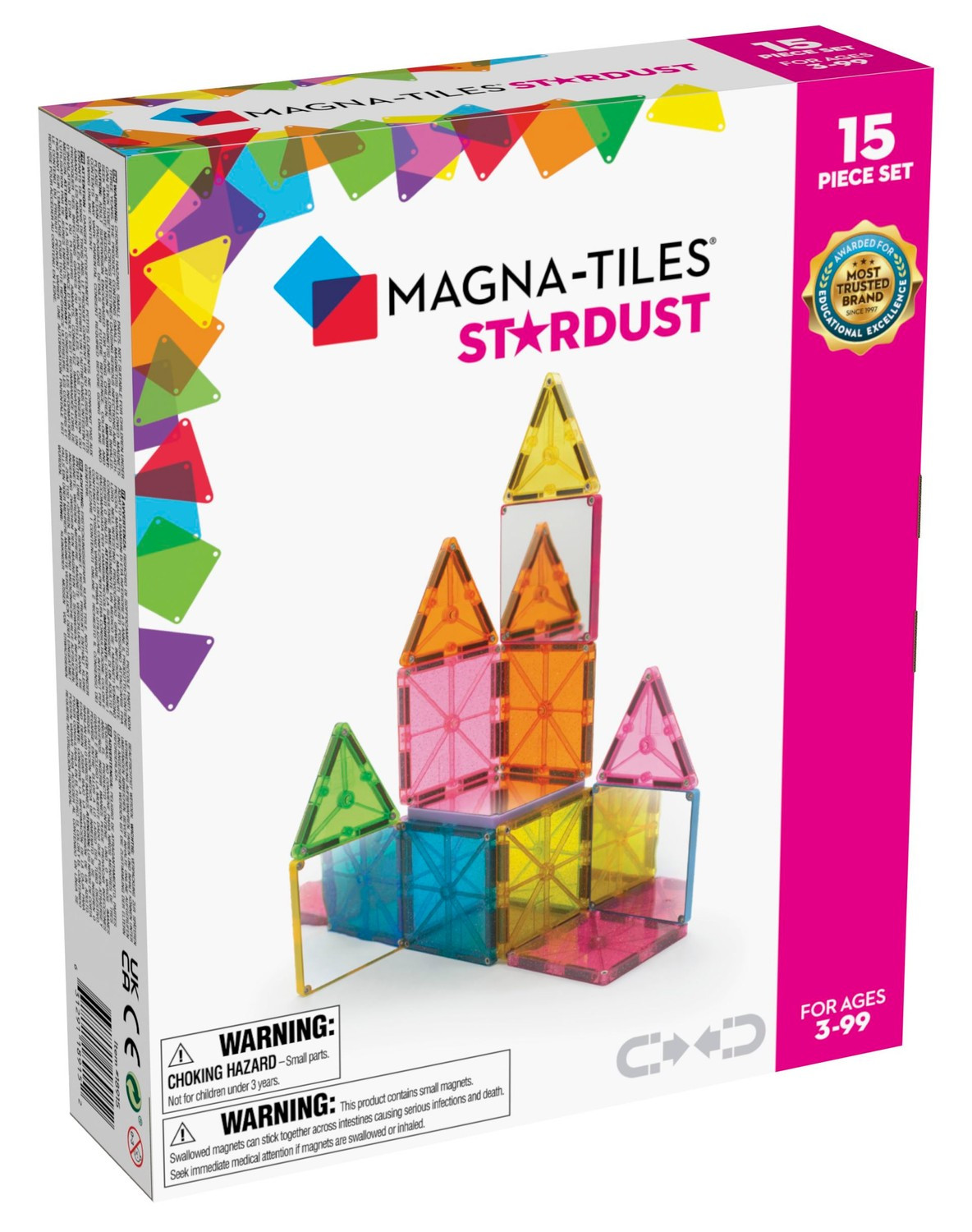 Magna-Tiles Stardust 15 delar