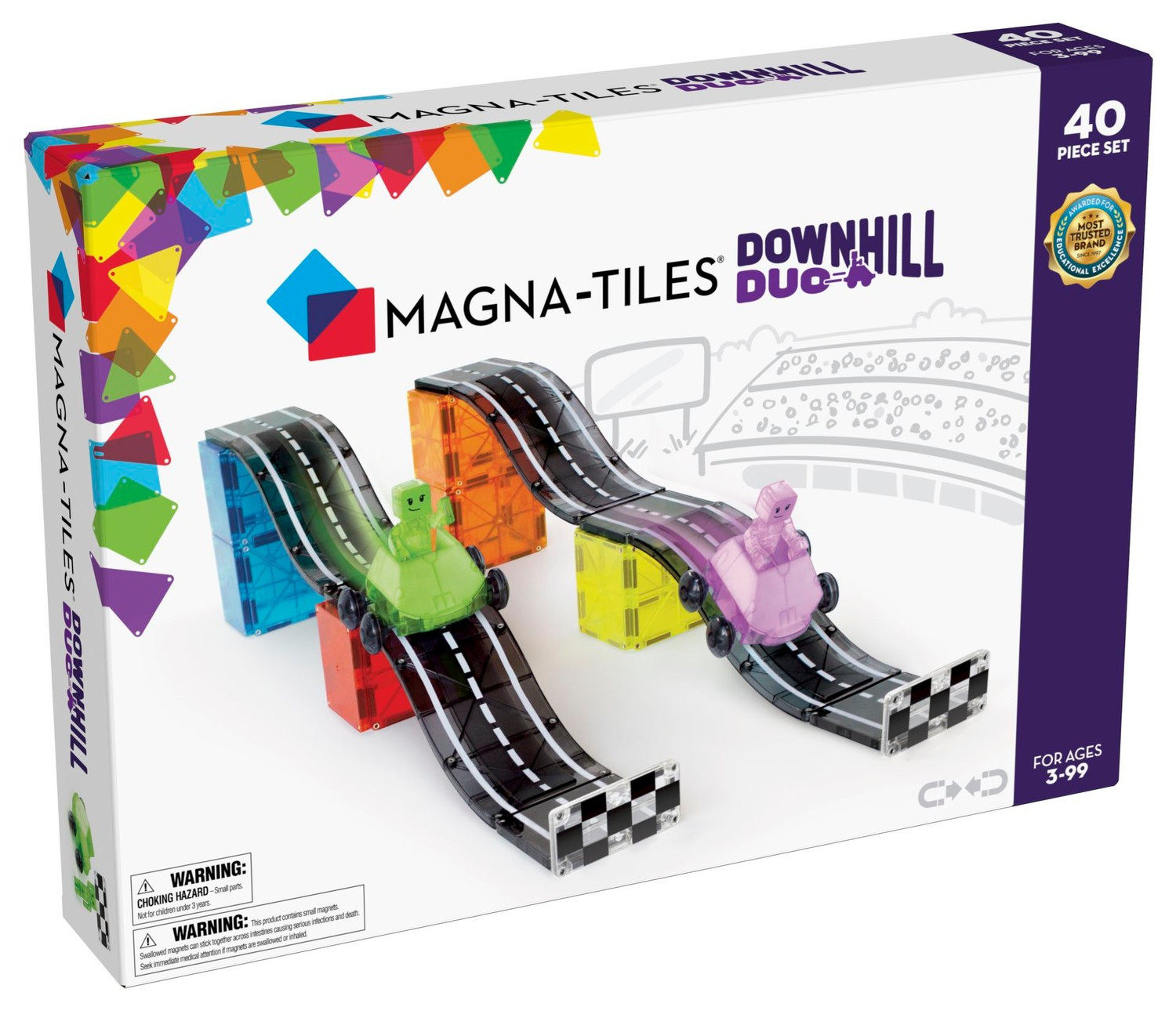 Magna-Tiles Downhill Duo 40 delar