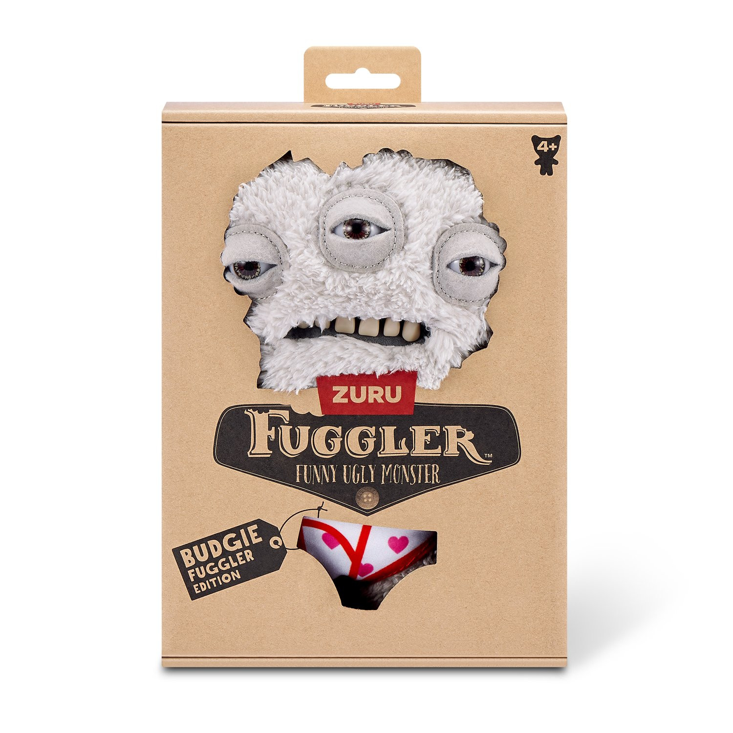 Fuggler Budgie Fuggler Annoyed Alien Grey