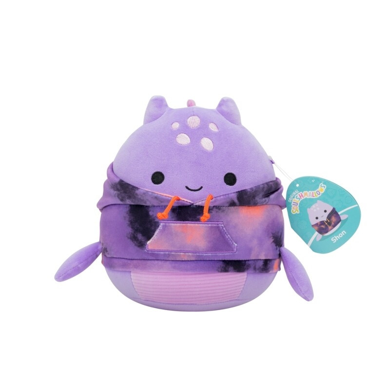 Squishmallows 19cm Hoodies Shon Loch Ness Monster | Övriga gosedjur | Bra Leksaker