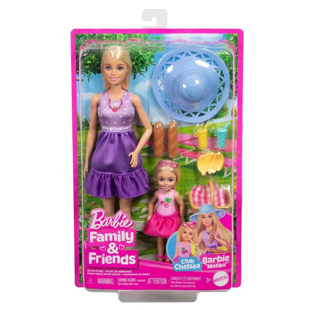 Barbie Malibu & Chelsea 2-pack Dockor