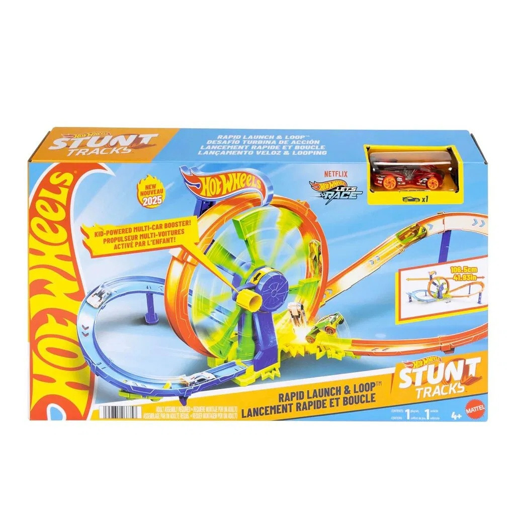 Hot Wheels Action Rapid Launch & Loop | Lekset & garage | Bra Leksaker