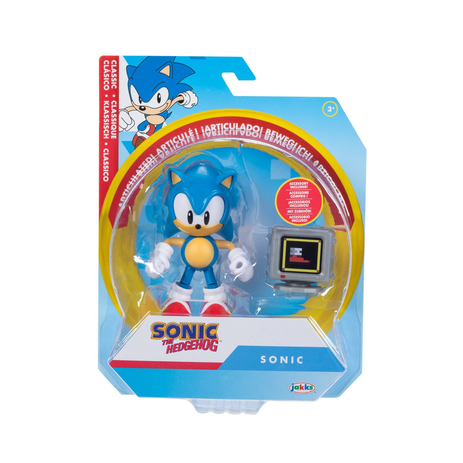 Sonic Figur 10cm med tillbehör Sonic