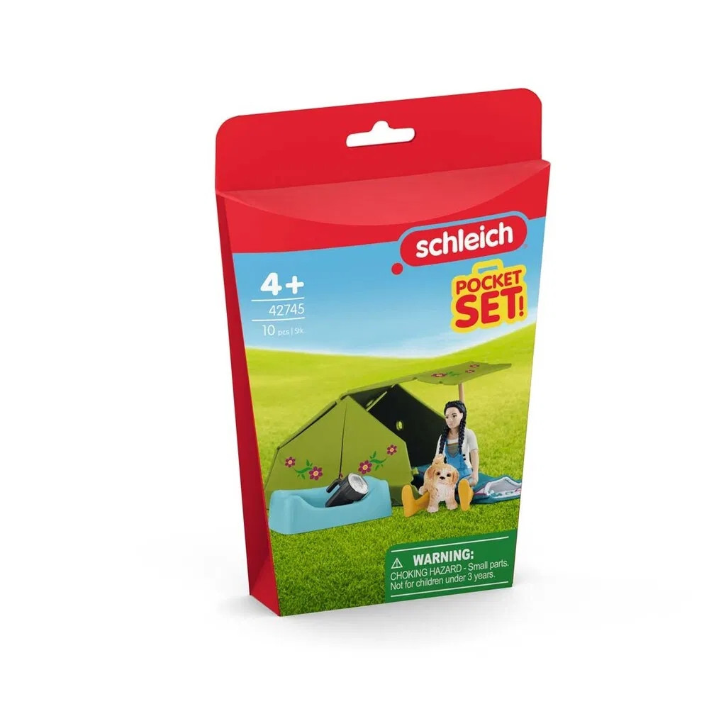 schleich Pocket Set Campingäventyr med Kim 42745