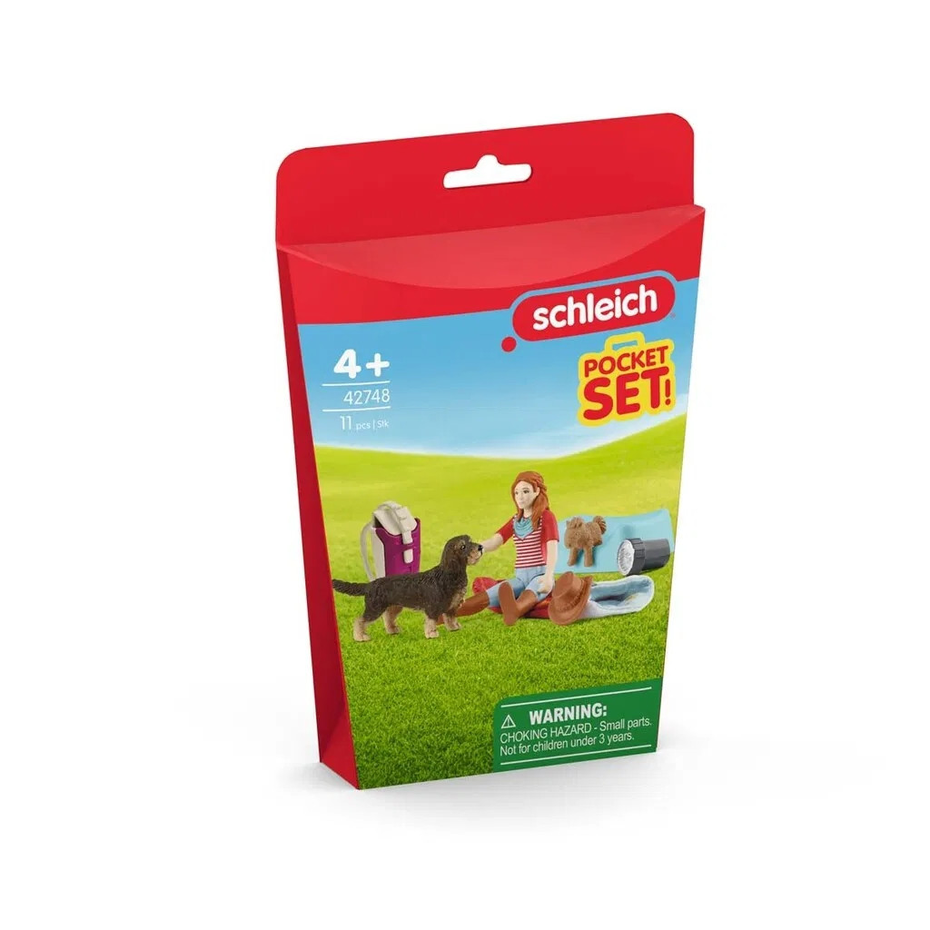 schleich Pocket Set Övernattningsäventyr med Hannah 42748