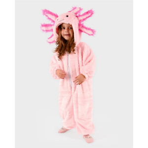 Axolotl Utklädning Jumpsuit 3-4 år