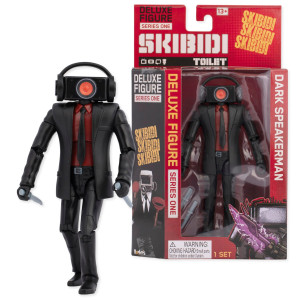 Skibidi Toilet Deluxe Figur 15cm Dark Speakerman