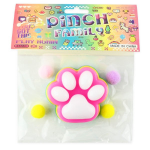 Squishy Cat Paw Rainbow