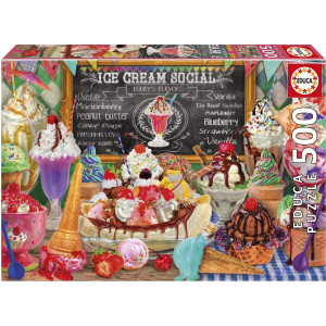 Educa Ice Cream Shop Pussel 500 bitar