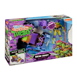 Turtles Fordon med figur Recon Buggy with Donatello