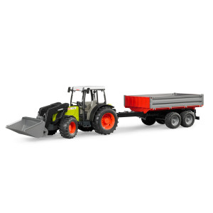 Bruder Claas Nectis 267 F Frontlastare och tippsläp 1:16