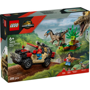 LEGO® Jurassic World Terrängflykt med raptor 76972