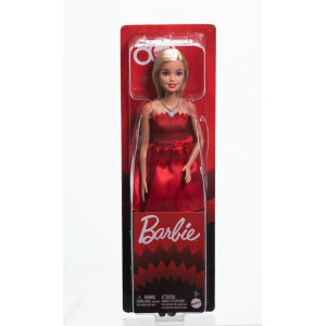 Barbie Fashionistas Docka 80th Anniversary Ruby Röd klänning