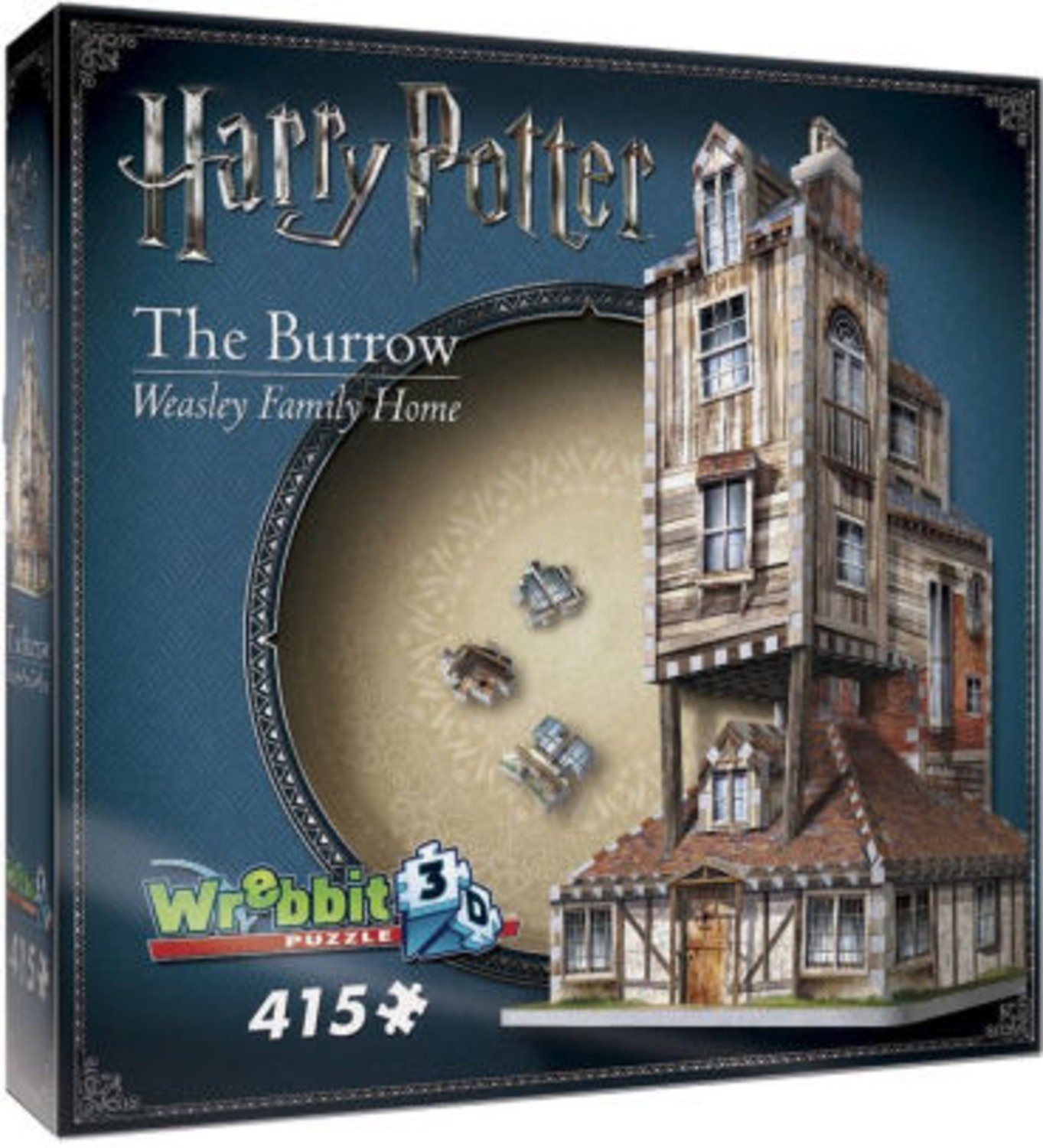 Harry Potter 3D Pussel The Burrow Weasley Family Home 415 bitar