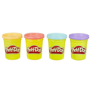Play-Doh 4-pack lera (varierande färger)