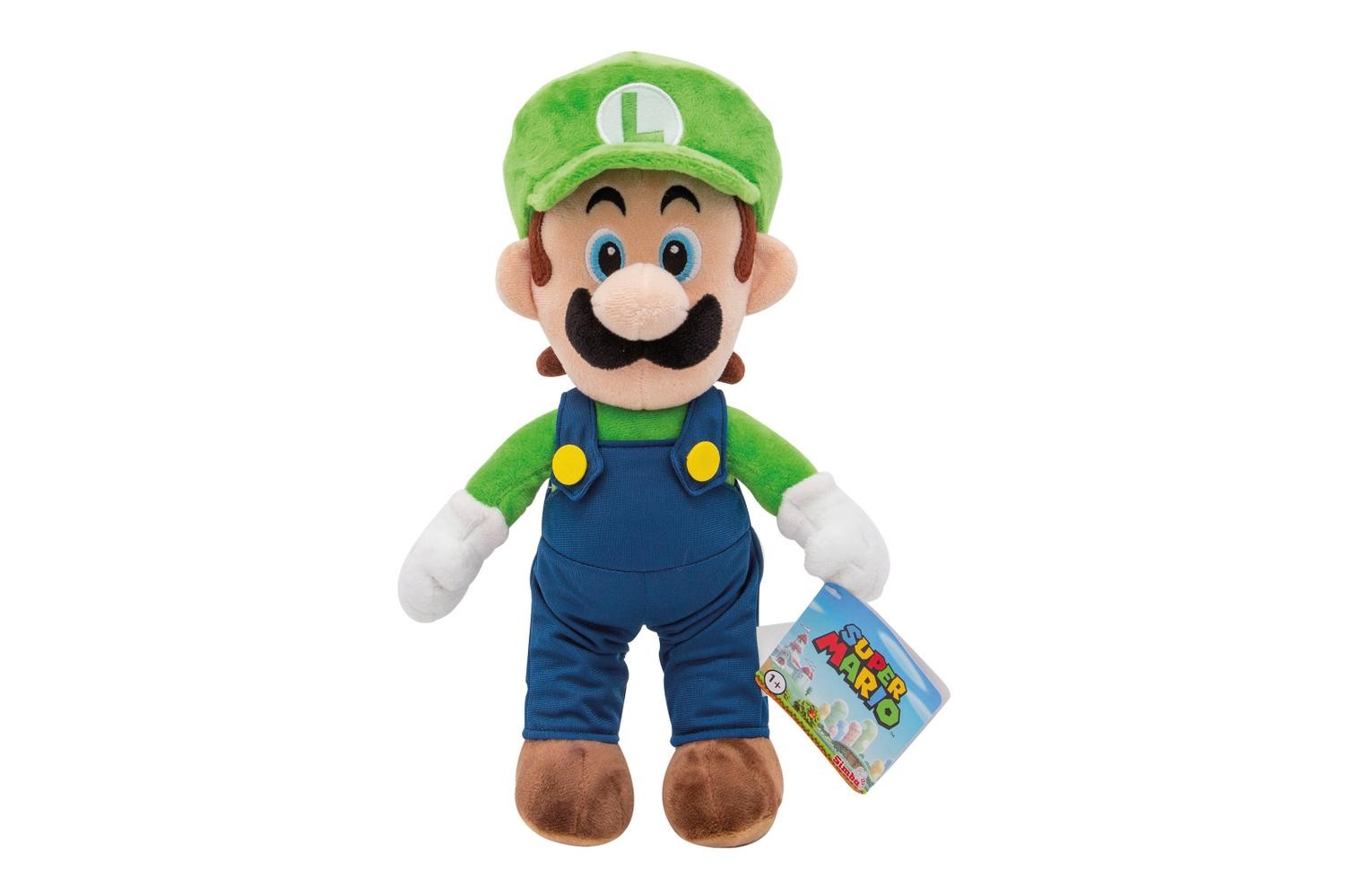 Super Mario Mjukdjur 30cm Luigi